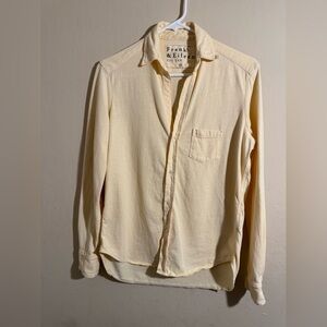 Frank & Eileen Lab Eileen butter yellow top XS